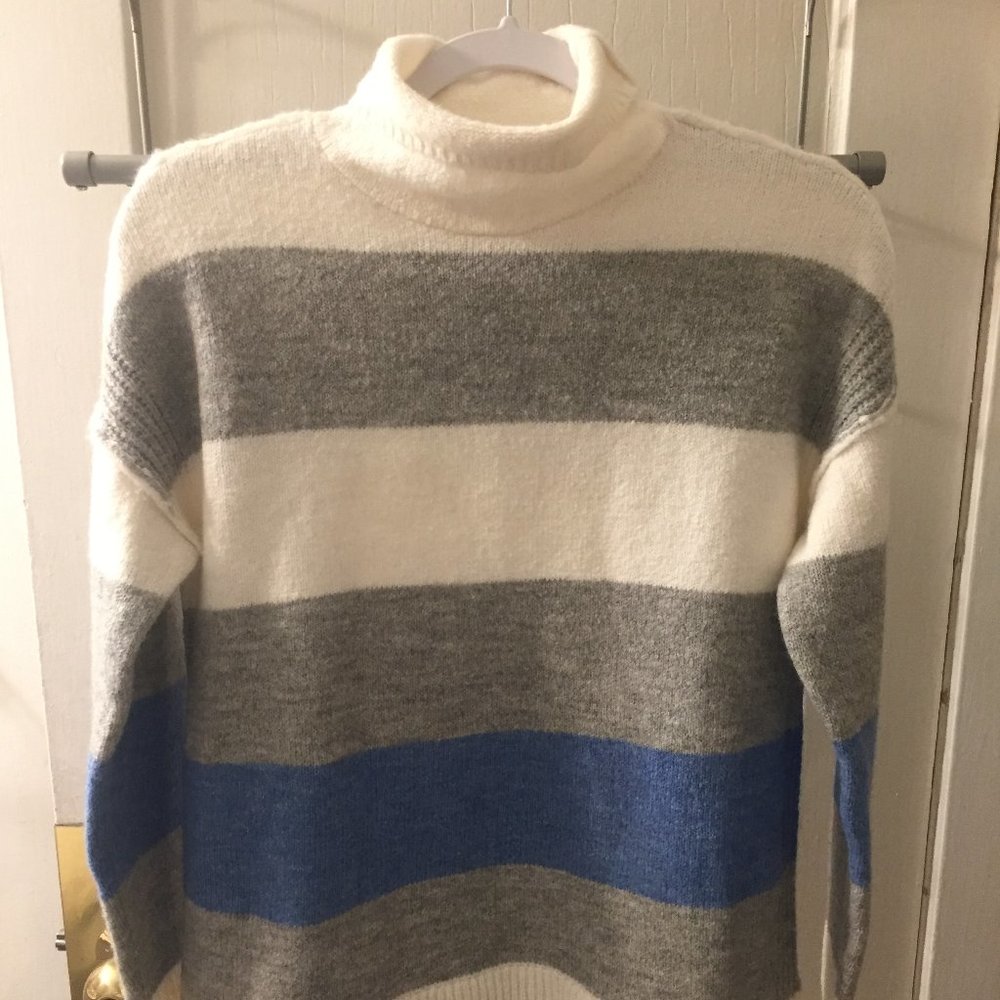 Gap Knit Strip Sweater